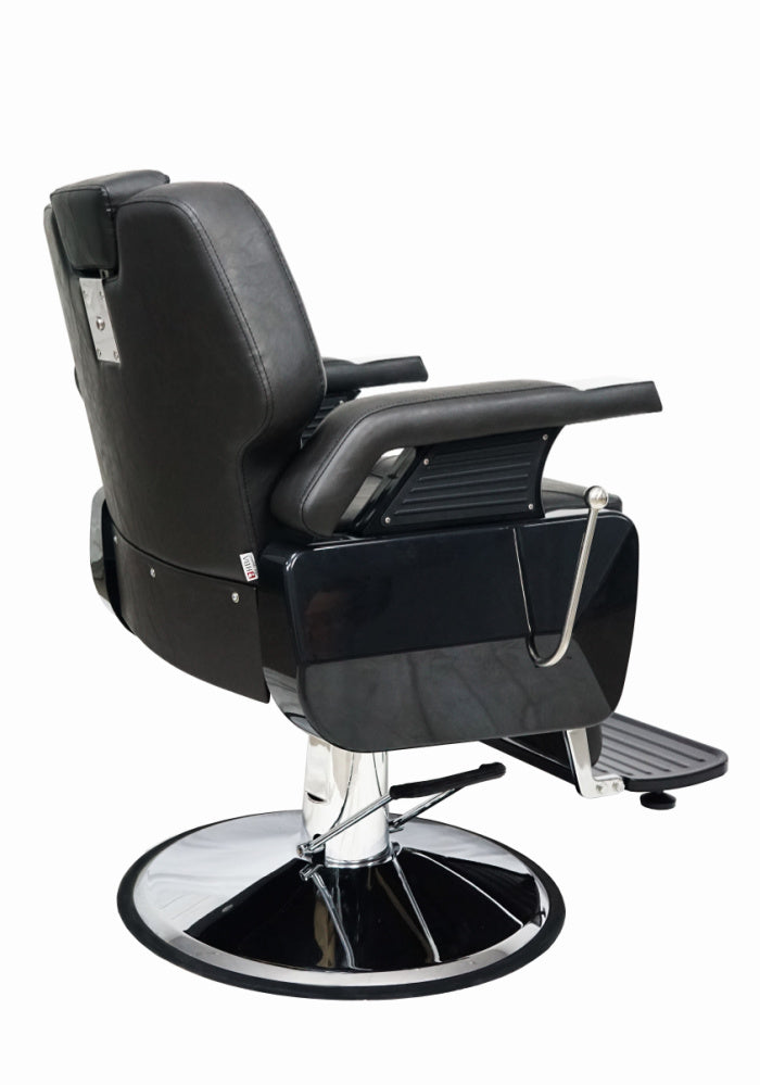 AURA Salon Furniture - Carlos Sleek Reclining Barber / Lash & Brow Salon Furniture Chair