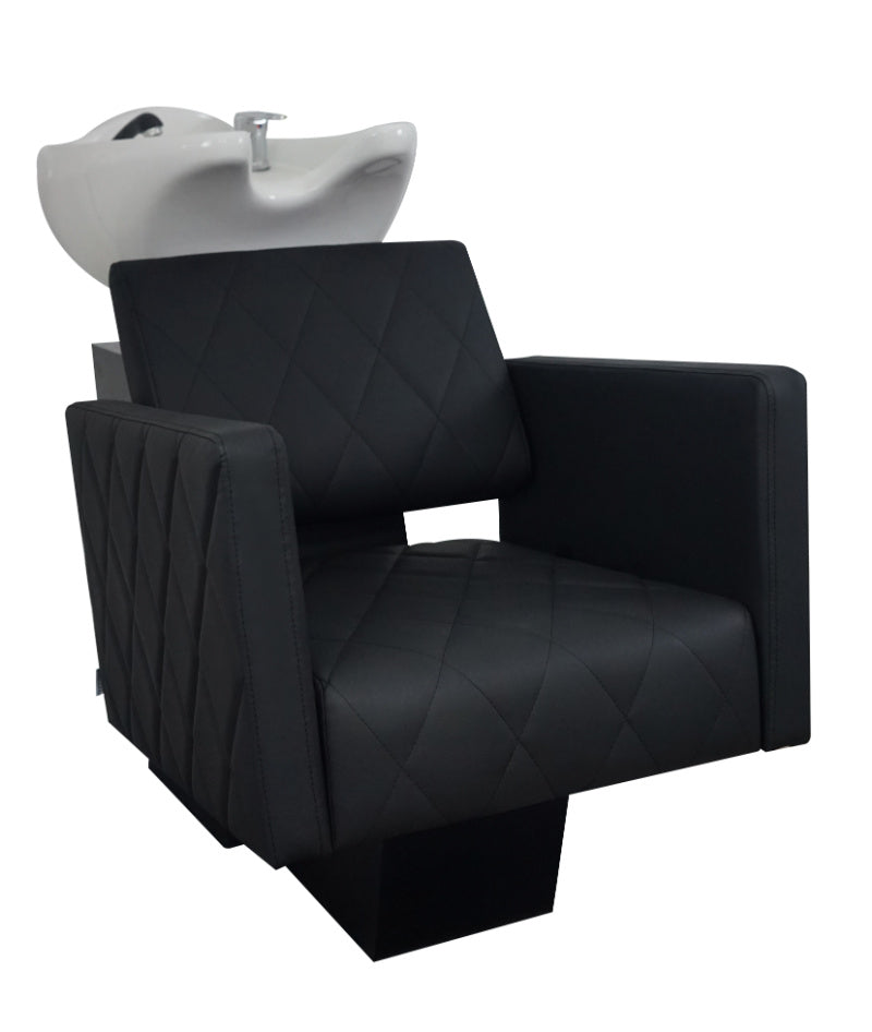 AURA Salon Furniture - Kylie Luxury Hair Washing Salon Furniture Station - Black