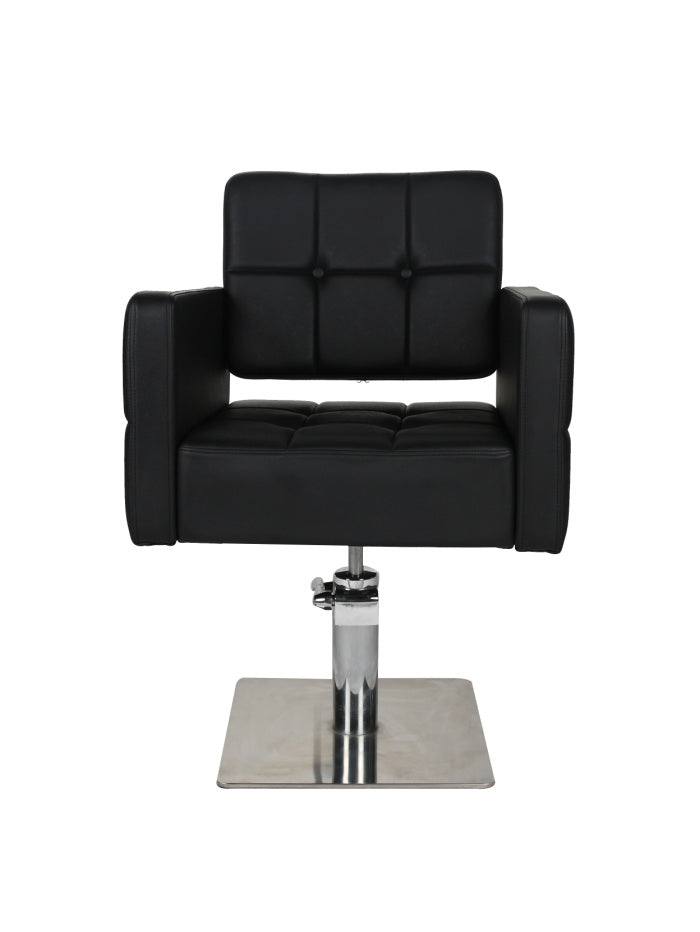 Dakota Styling Chair Black with Square Base