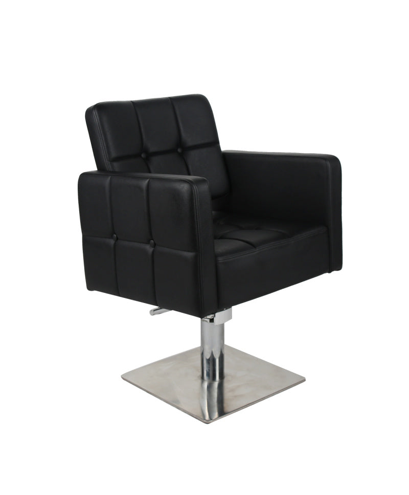 Dakota Styling Chair Black with Square Base