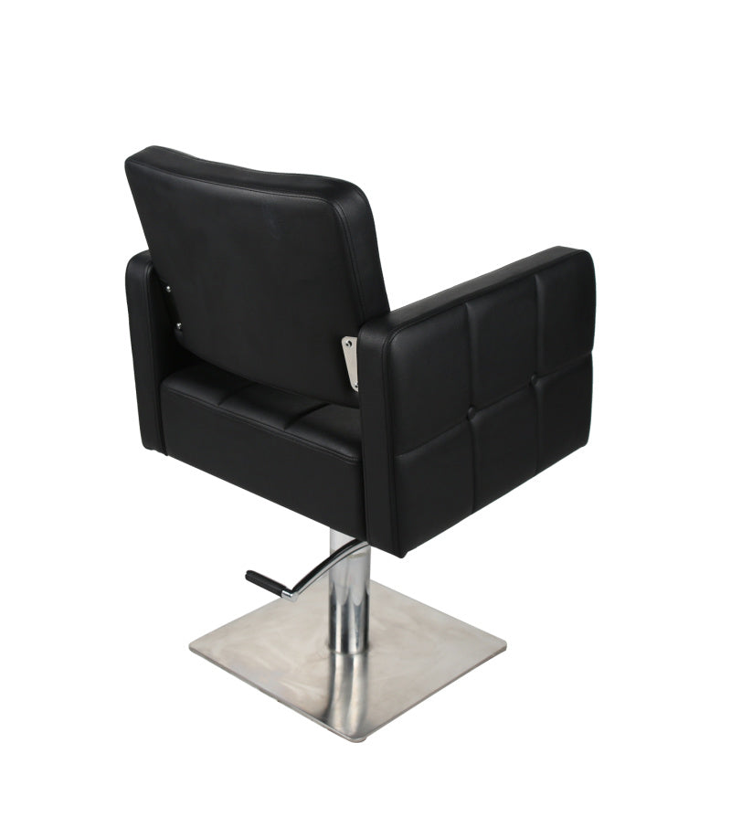 Dakota Styling Chair Black with Square Base