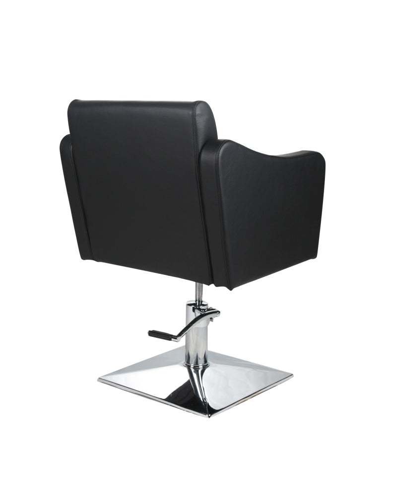 Manhattan Styling Chair Black with Square Base